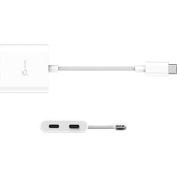 USB-C to Dual USB-C with Video or Power Delivery j5 create