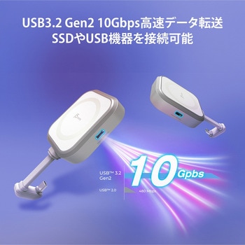 USB-CtoDual USB-C HUB foriPhone PerfectforUSB Drive10Gbps&PD j5 create