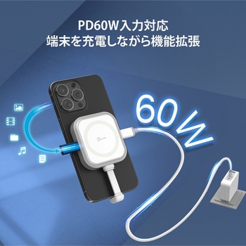 USB-CtoDual USB-C HUB foriPhone PerfectforUSB Drive10Gbps&PD j5 create