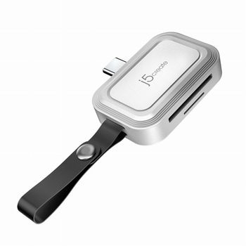USB-C to SD/microSDcard reader for iPhone or anyUSB-C phones j5 create
