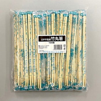 カトラリー OPP完封丸竹箸100膳 MISM