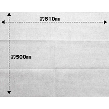 カウンタークロス 大判 薄手50P 500×610 MISM