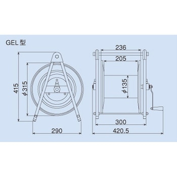 30m ガスリール - エスコ