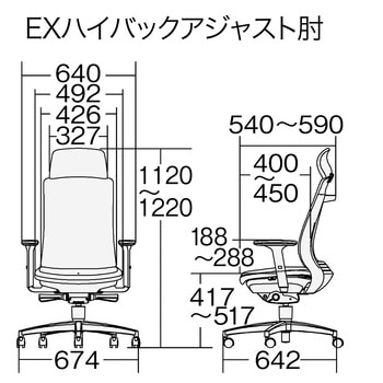 BeneS メッシュタイプ バイカラーフレーム エクストラハイバック プラス(家具)