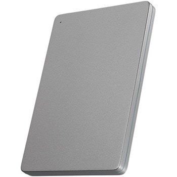 USB 5Gbps(USB 3.2 Gen1)USB-C&A対応 ポータブルHDD「カクうす」Silver×Green 2TB I ・O DATA(アイオーデータ)