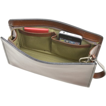 国産牛革三角セカンドポーチ 平野鞄