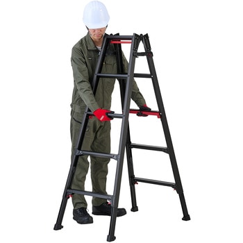 はしご兼用伸縮脚立(上部操作タイプ) 長谷川工業