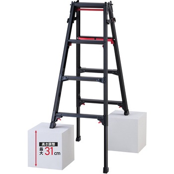 はしご兼用伸縮脚立(上部操作タイプ) 長谷川工業