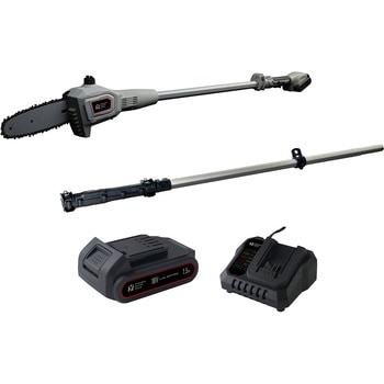 高枝切り電動チェーンソー 2WAY 充電式 最大切断約180mm YAMAZEN(山善)