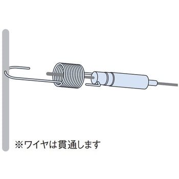 バネロック(真ちゅう、パールメッキ) AIOULE(ふじわら)