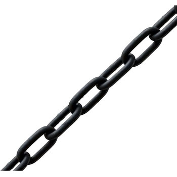 ブラックチェーン6mm(黒ツヤ消しセラミックコート) AIOULE(ふじわら)