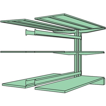キャンチラック中量型(250kg/段/連結) サカエ