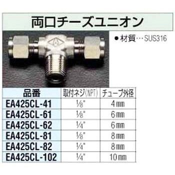 チーズユニオン エスコ 鋼・ステンレス管用くい込み継手 【通販