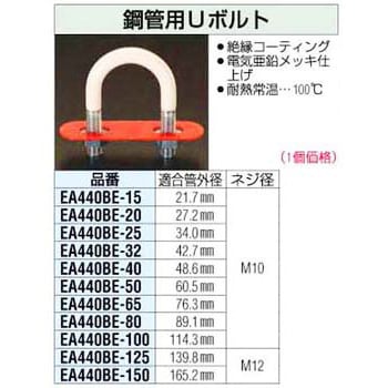 鋼管用ユーボルト エスコ Uボルト・コ型ボルト 【通販モノタロウ】