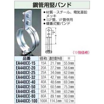鋼管用竪バンド エスコ