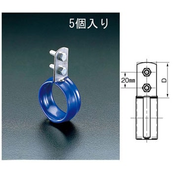 EA440CH-13 15.88mm ステンレス管堅バンド エスコ 呼び径1/2 - 【通販