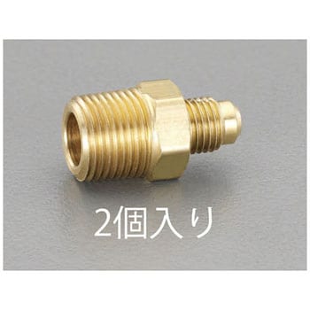 EA442A-45 NPT1/2xF5/8インチ フレアーハーフユニオン エスコ 1袋(2個