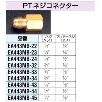 PT1/2xF3/8インチ コネクター エスコ