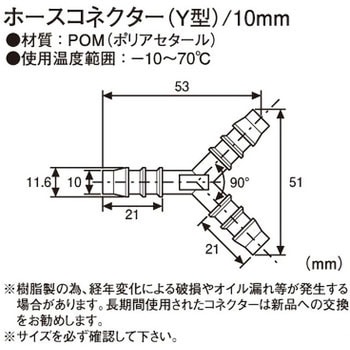 ホースコネクターY型 KITACO