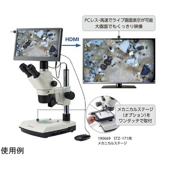 HDMI 4Kデジタルマイクロスコープ 実体顕微鏡 STZシリーズ 島津理化