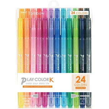 水性サインペンPK24色パック トンボ鉛筆
