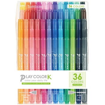 水性サインペンPK36色パック トンボ鉛筆