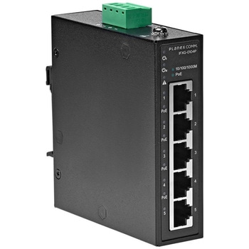 5ポート 1000BASE-T 産業用アンマネージドPoEスイッチ プラネックスコミュニケーションズ