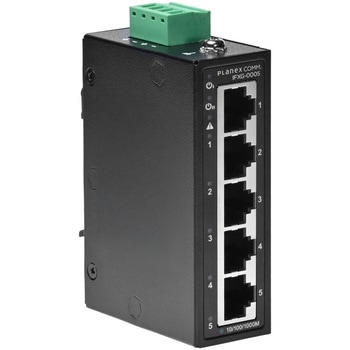 5ポート 1000BASE-T 産業用アンマネージドスイッチ プラネックスコミュニケーションズ