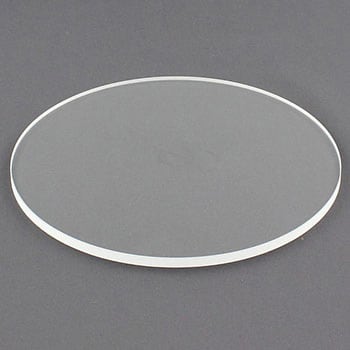 石英ガラス円板［寸法指定：直径70mm以上105mm未満、板厚5mm］［素材