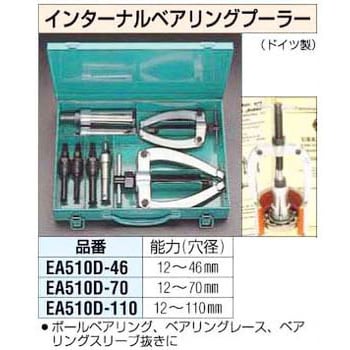 EA510D-46 46mm インターナル ベアリング プーラー 1個 エスコ 【通販