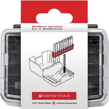 10ビット付きビットブロック5個用ビットケース PB SWISS TOOLS(ピービースイスツールズ)