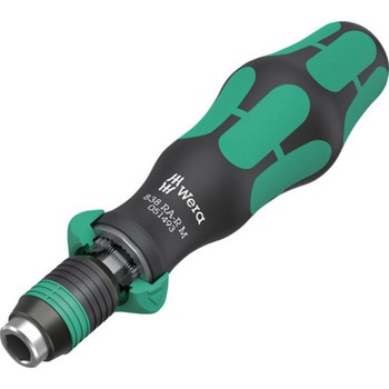 838 RA-R  M ラチェット機能付き差替式ビットホルダー 6．35ミリ Wera