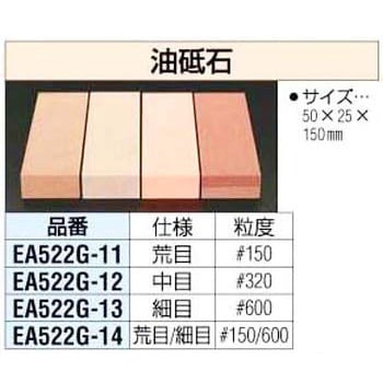 [粗目] 50x25x150mm 油砥石 エスコ