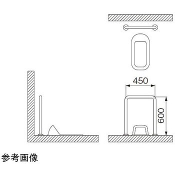 和風トイレ手摺 MB120Sシリーズ ミヤコ
