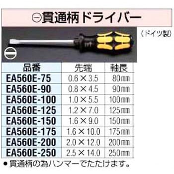 175mm [-]貫通柄ドライバー エスコ