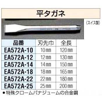 EA572A-22 22mm 平タガネ 1個 エスコ 【通販モノタロウ】