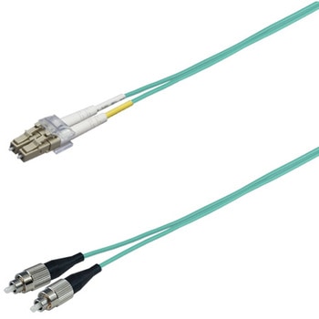 OM3マルチモード光ファイバーケーブル LC-FC 2芯＜盤内用＞1～10m ダイヤトレンド