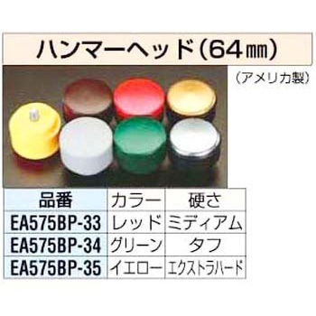 64mm [緑][タフ]ハンマーヘッド エスコ