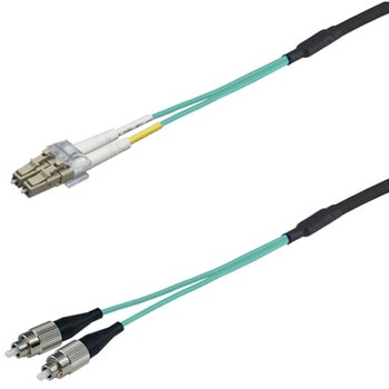 OM3マルチモード光ファイバーケーブル LC-FC 2芯＜屋内 可動用＞2～10m ダイヤトレンド