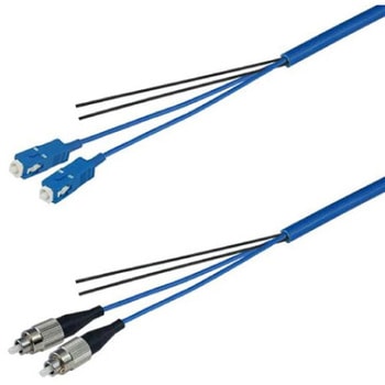 マルチモード光ファイバーケーブル SC-FC 2芯＜屋内用 補強 ＞2～10m ダイヤトレンド