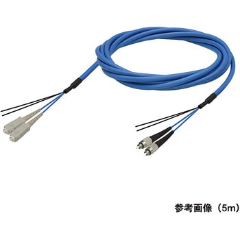 マルチモード光ファイバーケーブル SC-FC 2芯＜屋内用 補強 ＞2～10m ダイヤトレンド