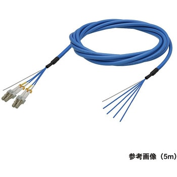 マルチモード光ファイバーケーブル LC-コネクタなし 4芯＜屋内用 補強 ＞2～10m ダイヤトレンド