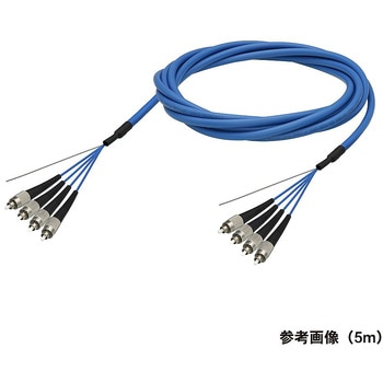マルチモード光ファイバーケーブル FC-FC 4芯＜屋内用 補強 ＞2～10m ダイヤトレンド