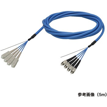 マルチモード光ファイバーケーブル SC-FC 4芯＜屋内用 補強 ＞2～10m ダイヤトレンド