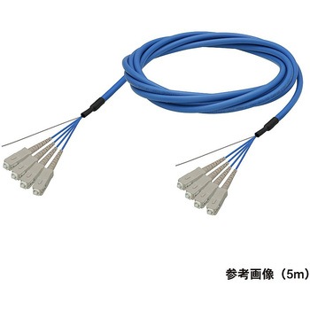 マルチモード光ファイバーケーブル SC-SC 4芯＜屋内用 補強 ＞2～10m ダイヤトレンド