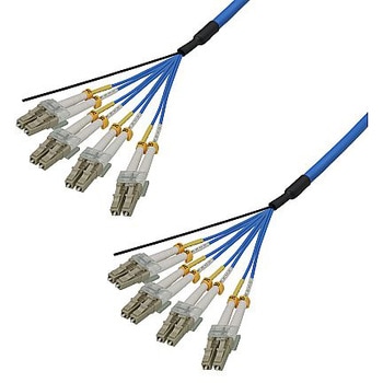 マルチモード光ファイバーケーブル LC-LC 8芯＜屋内用 補強 ＞2～10m ダイヤトレンド