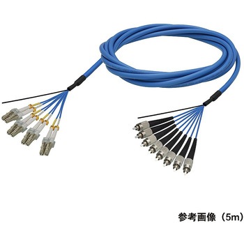 マルチモード光ファイバーケーブル LC-FC 8芯＜屋内用 補強 ＞2～10m ダイヤトレンド
