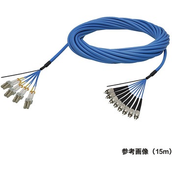 マルチモード光ファイバーケーブル LC-FC 8芯＜屋内用 補強 ＞2～10m ダイヤトレンド