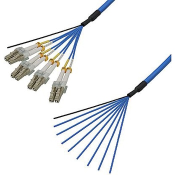 マルチモード光ファイバーケーブル LC-コネクタなし 8芯＜屋内用 補強 ＞2～10m ダイヤトレンド