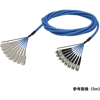 マルチモード光ファイバーケーブル SC-FC 8芯＜屋内用 補強 ＞2～10m - ダイヤトレンド